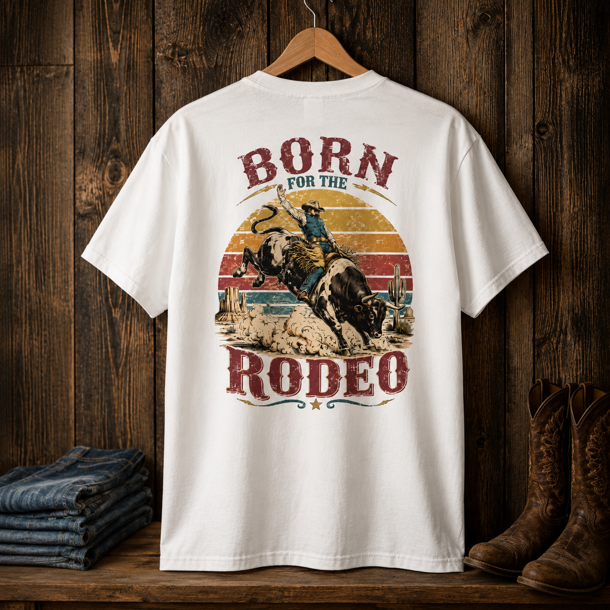 Sunset Bull Rider