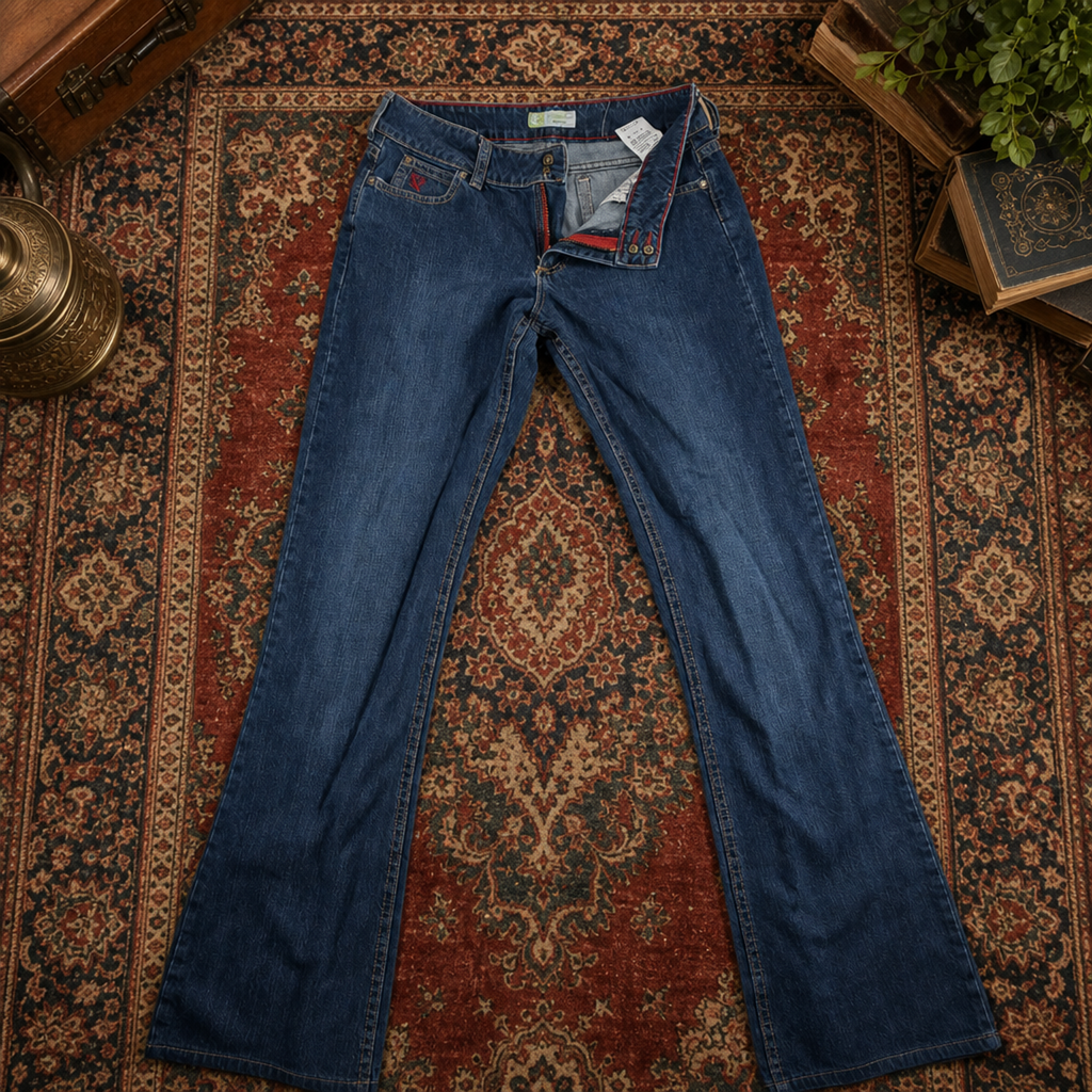 Wrangler 20X Jackson XL Womens Jeans Size 7/8 Blue Denim Low Rise Bootcut