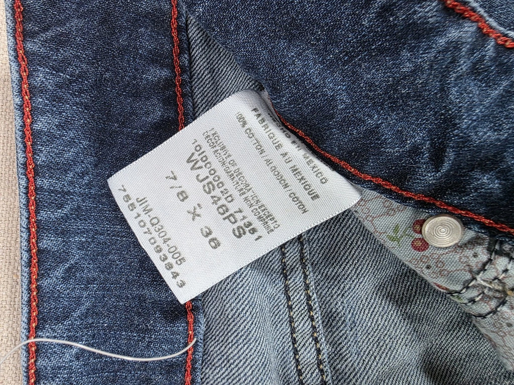 Wrangler 20X Jackson XL Womens Jeans Size 7/8 Blue Denim Low Rise Bootcut