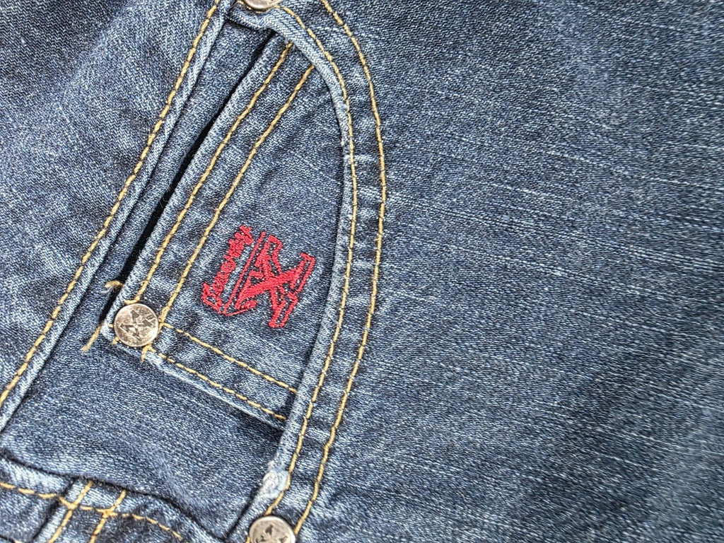 Wrangler 20X Jackson XL Womens Jeans Size 7/8 Blue Denim Low Rise Bootcut